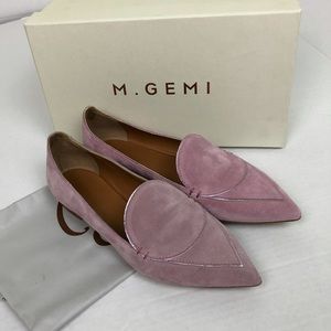 M.Gemi Lavender Suede Flats size 38